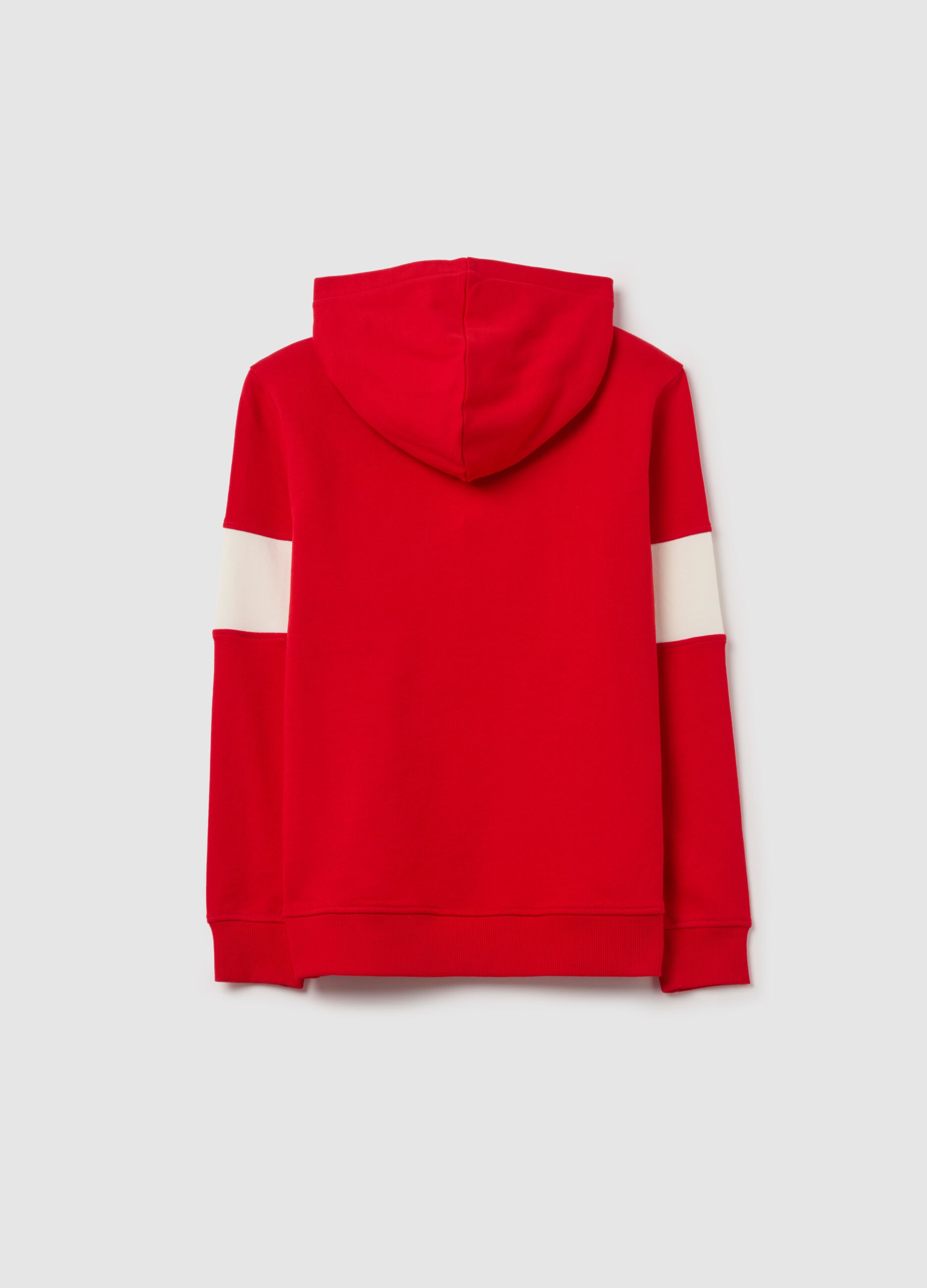 Sweatshirt with hood and "Break Rules" print