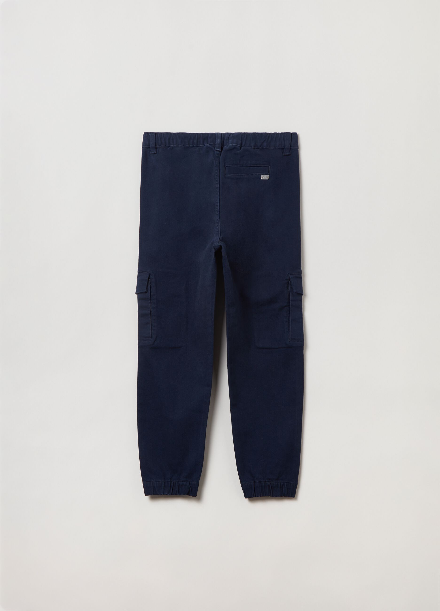 Pantaloni cargo con coulisse_1