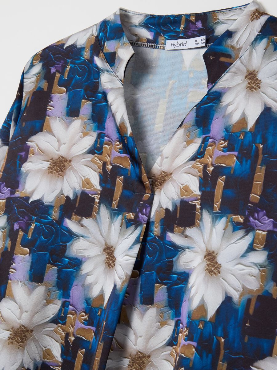 Blouse with floral print_5