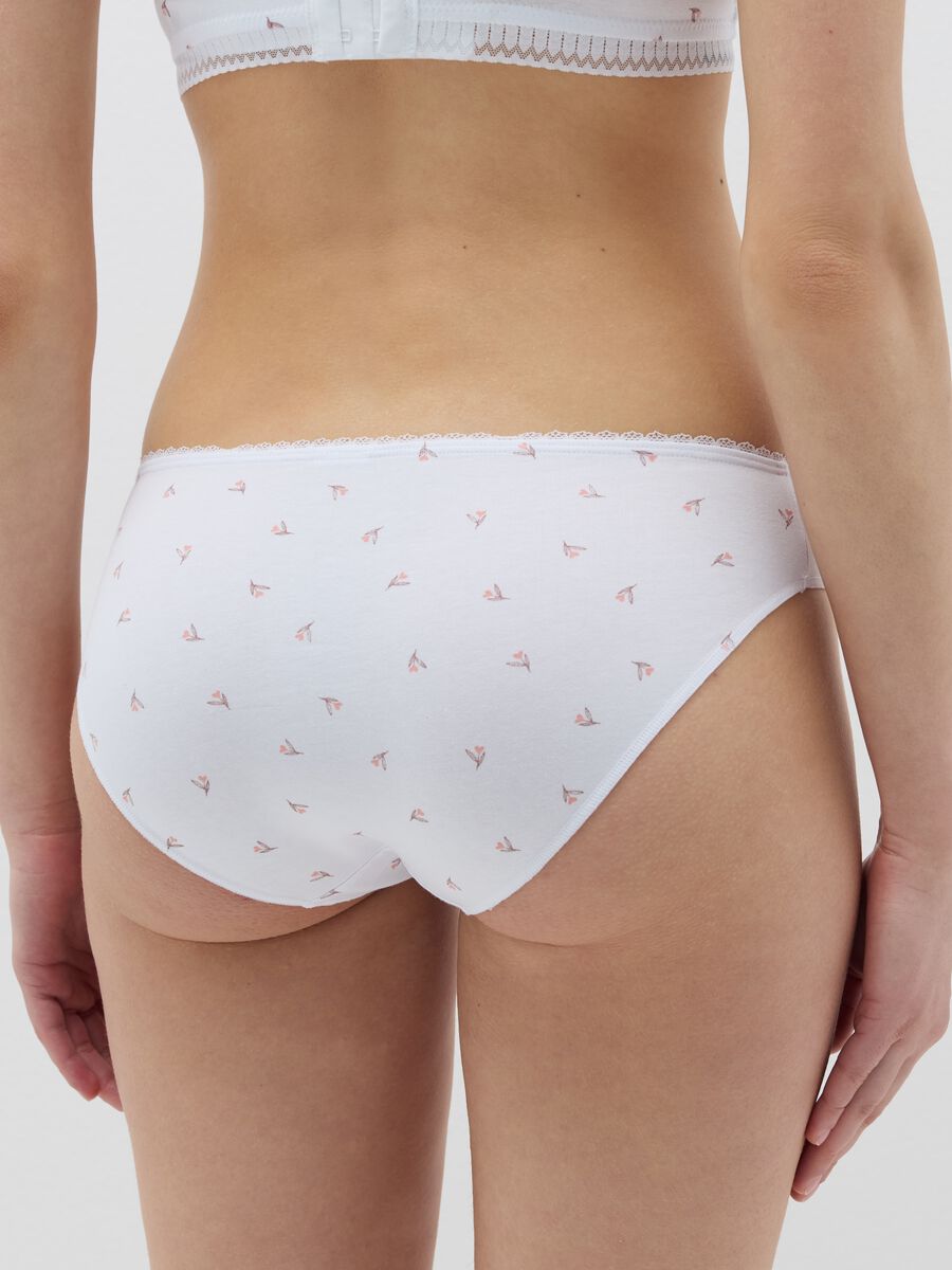 Three-pack stretch cotton briefs with print_3