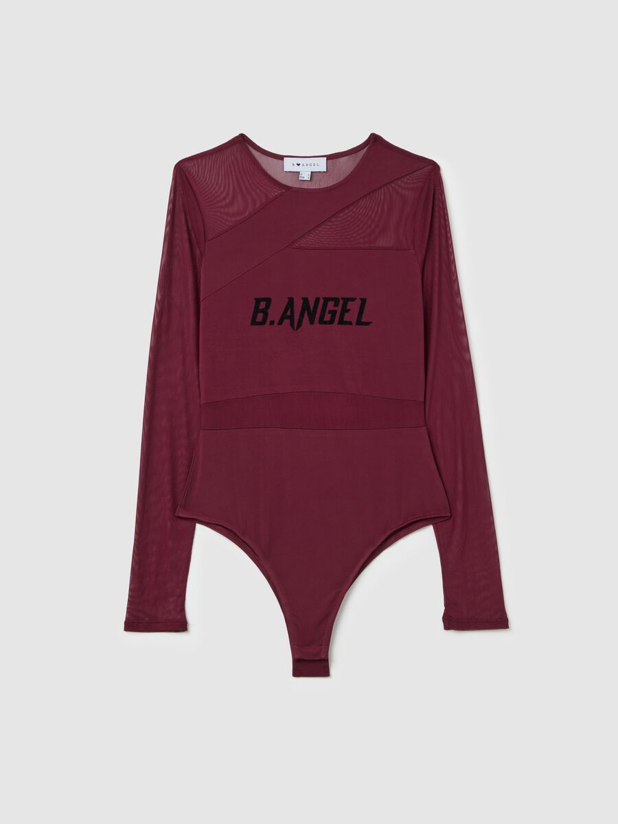 Long-sleeved mesh bodysuit with print_4