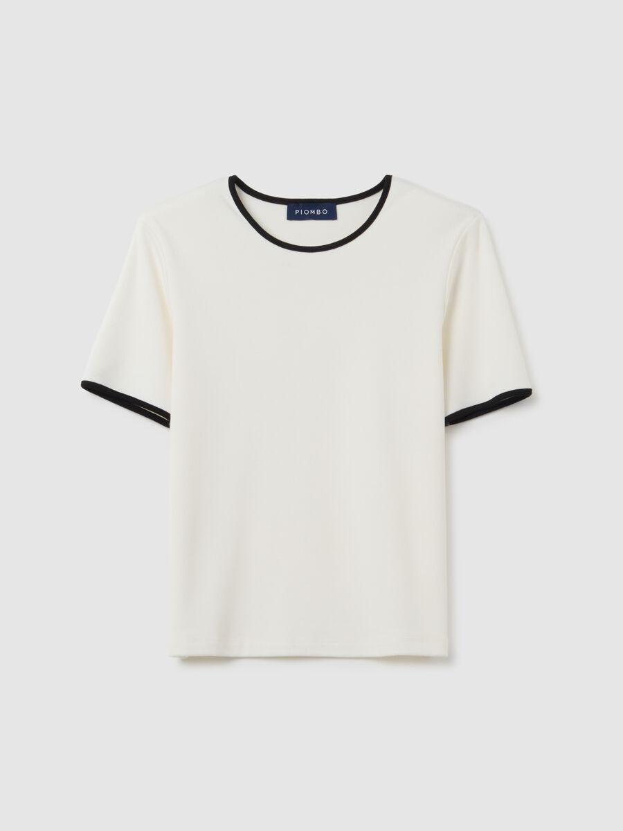 T-shirt bianca regular fit_0