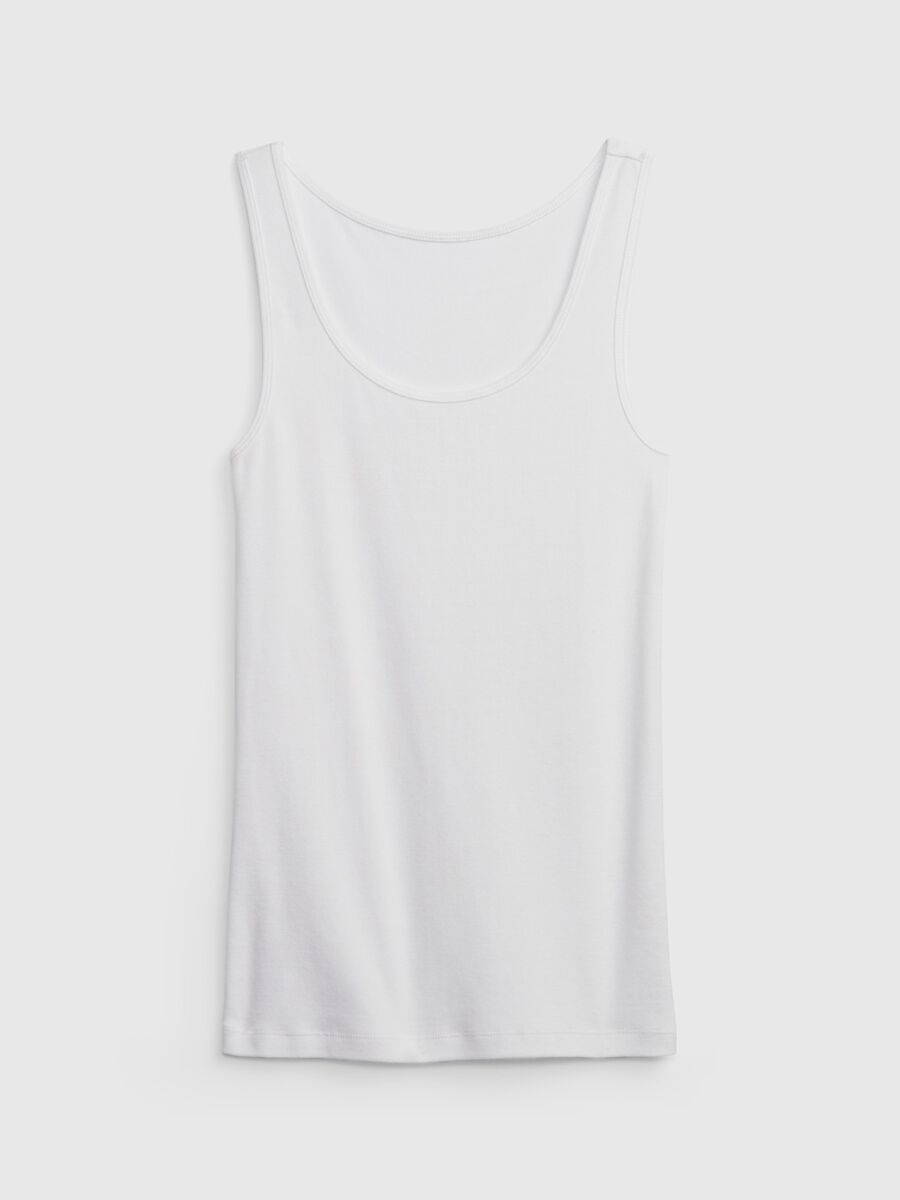 Stretch modal and cotton tank top_5