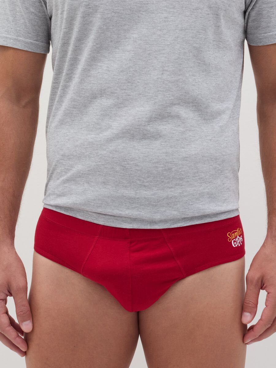 Briefs with Christmas print_1