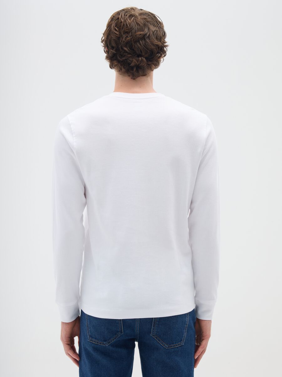 Maglia bianca a maniche lunghe in cotone_2