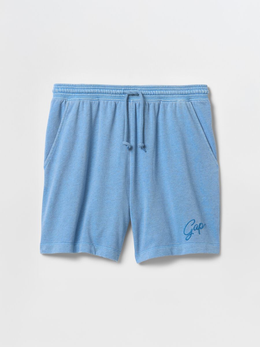 Azure blue Gap shorts in cotton blend_3
