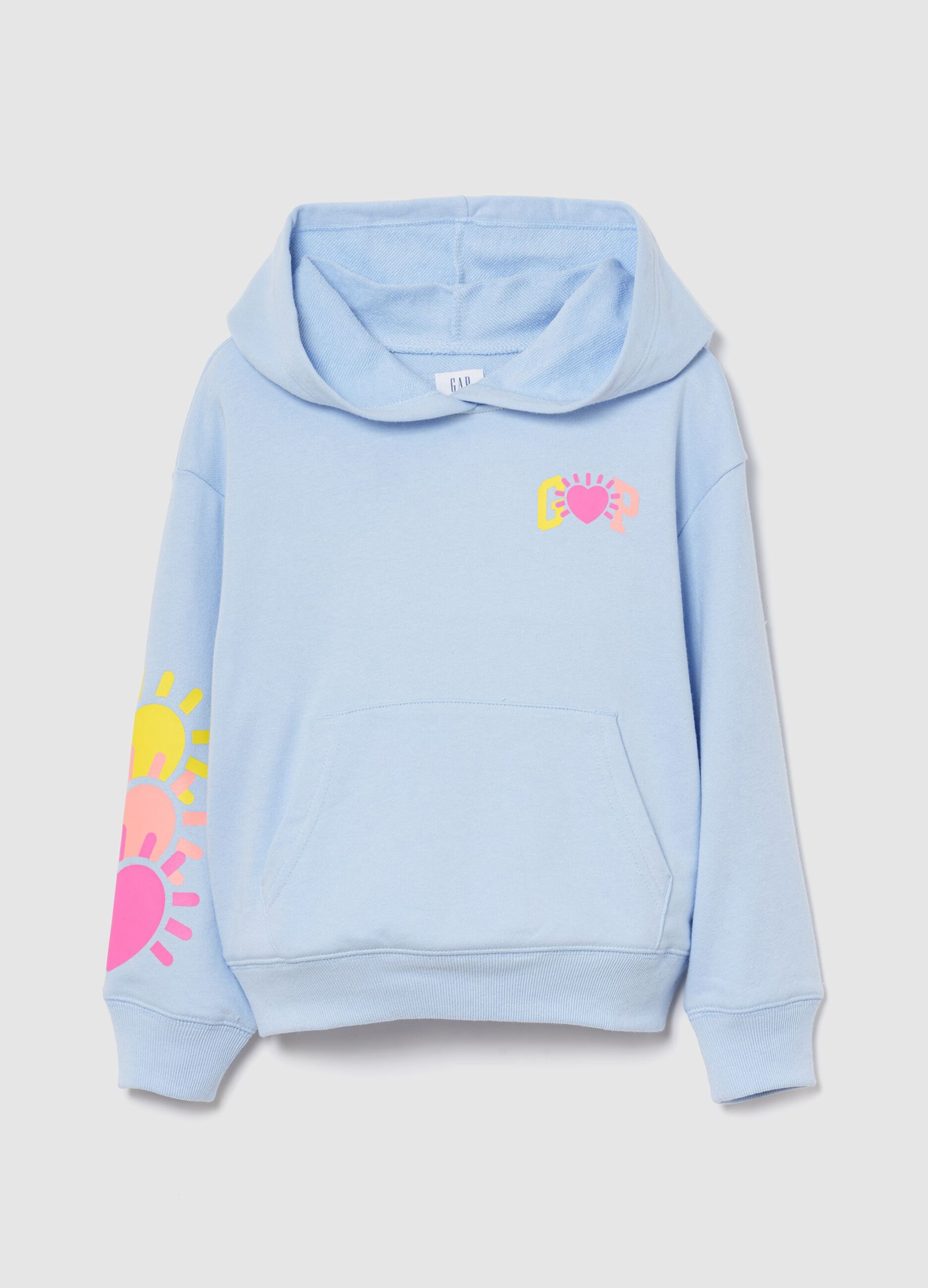 Cotton Blend Logo Hoodie