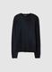 Black Slim Fit Pure Cotton Sweater_4
