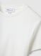T-shirt in puro cotone bianca regular fit_5