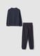 Black oversized cotton-blend Spider-Man jogging tracksuit for boys_1