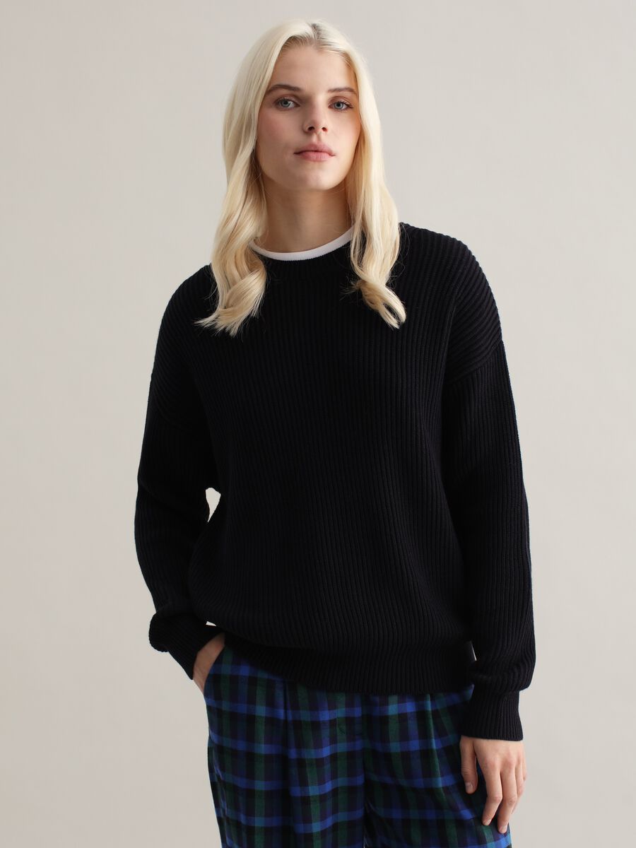 Ribbed pullover_0
