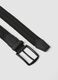 Braided black belt with matte buckle_1