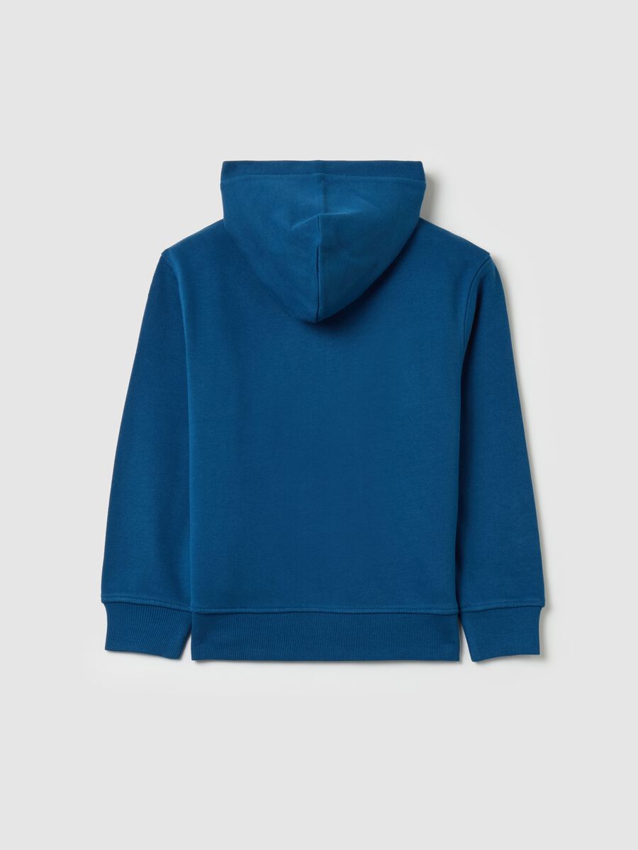Essential organic cotton full-zip sweatshirt with hood_1