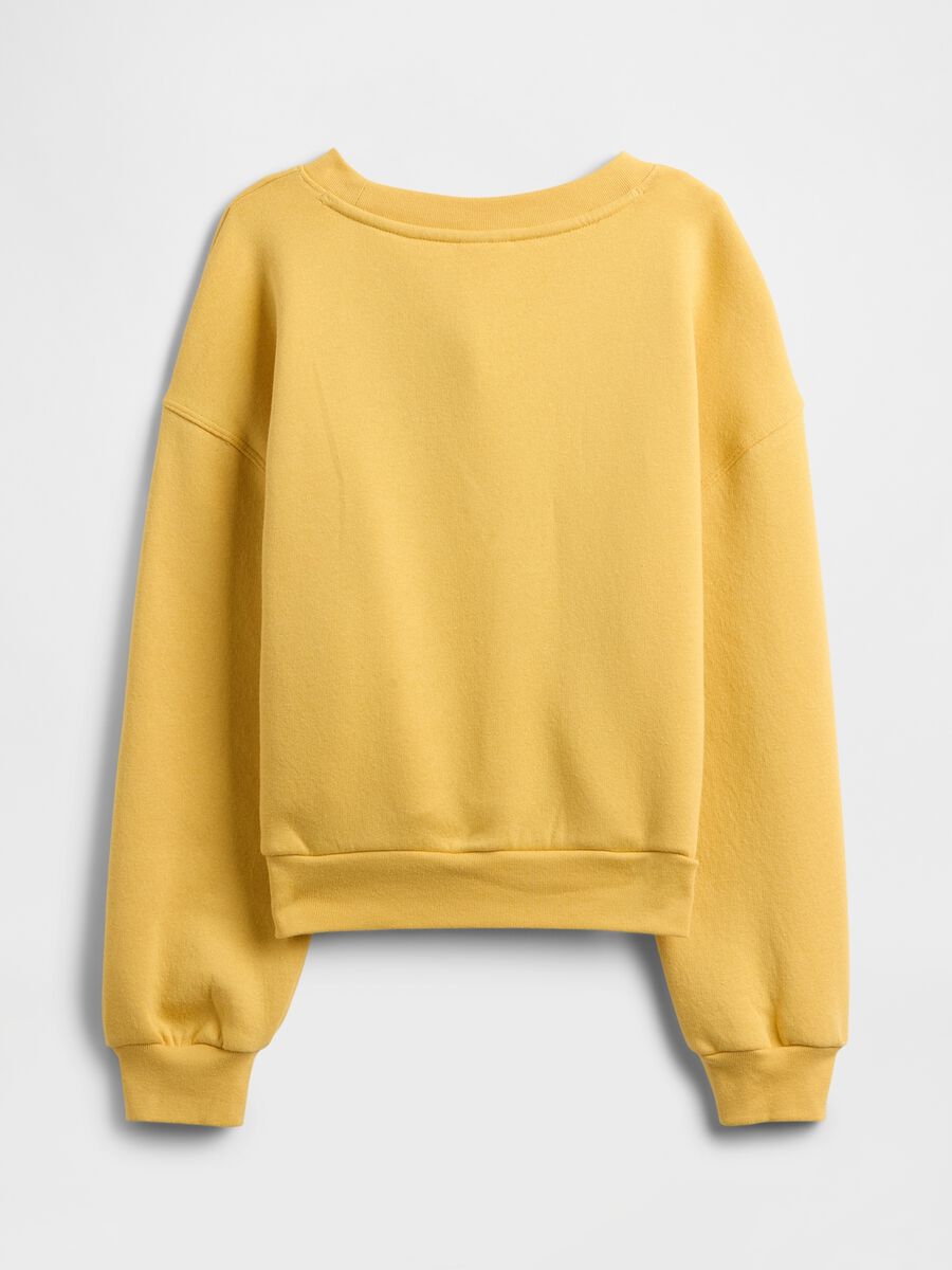 Yellow sweatshirt for girls_1