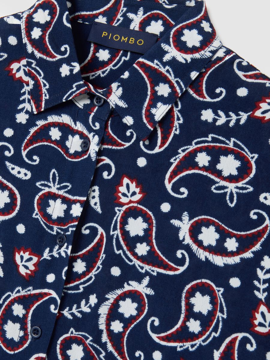 Multicolour Pattern Regular Fit Shirt_5