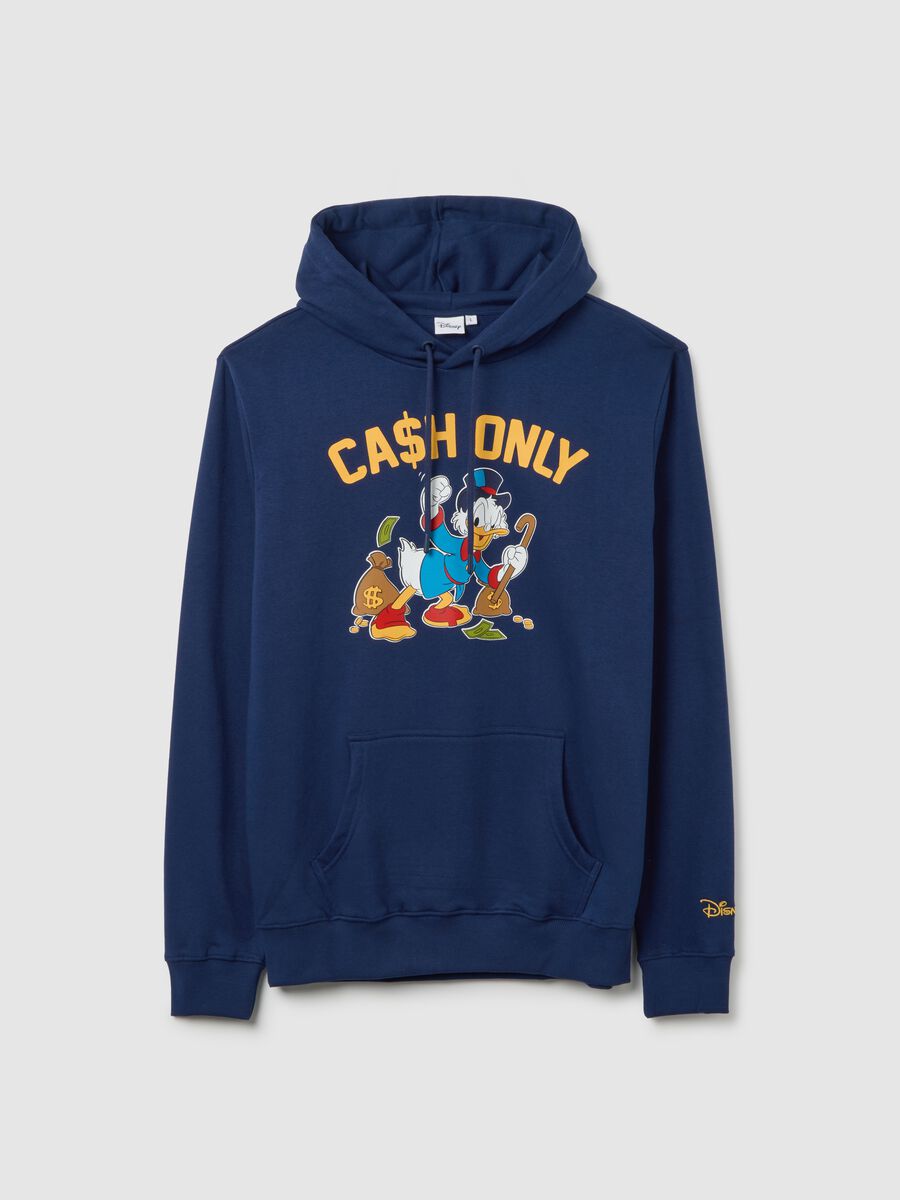 Blue Hoodie with Print_4