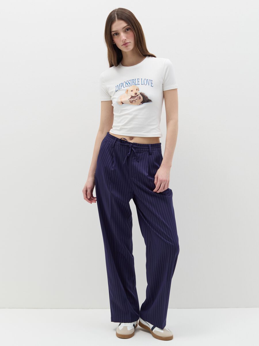Stretch cotton T-shirt_1