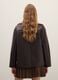 Brown jacket with oversized contrast collar_2