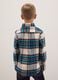 Multi-coloured check shirt for boys in pure cotton regular fit_1