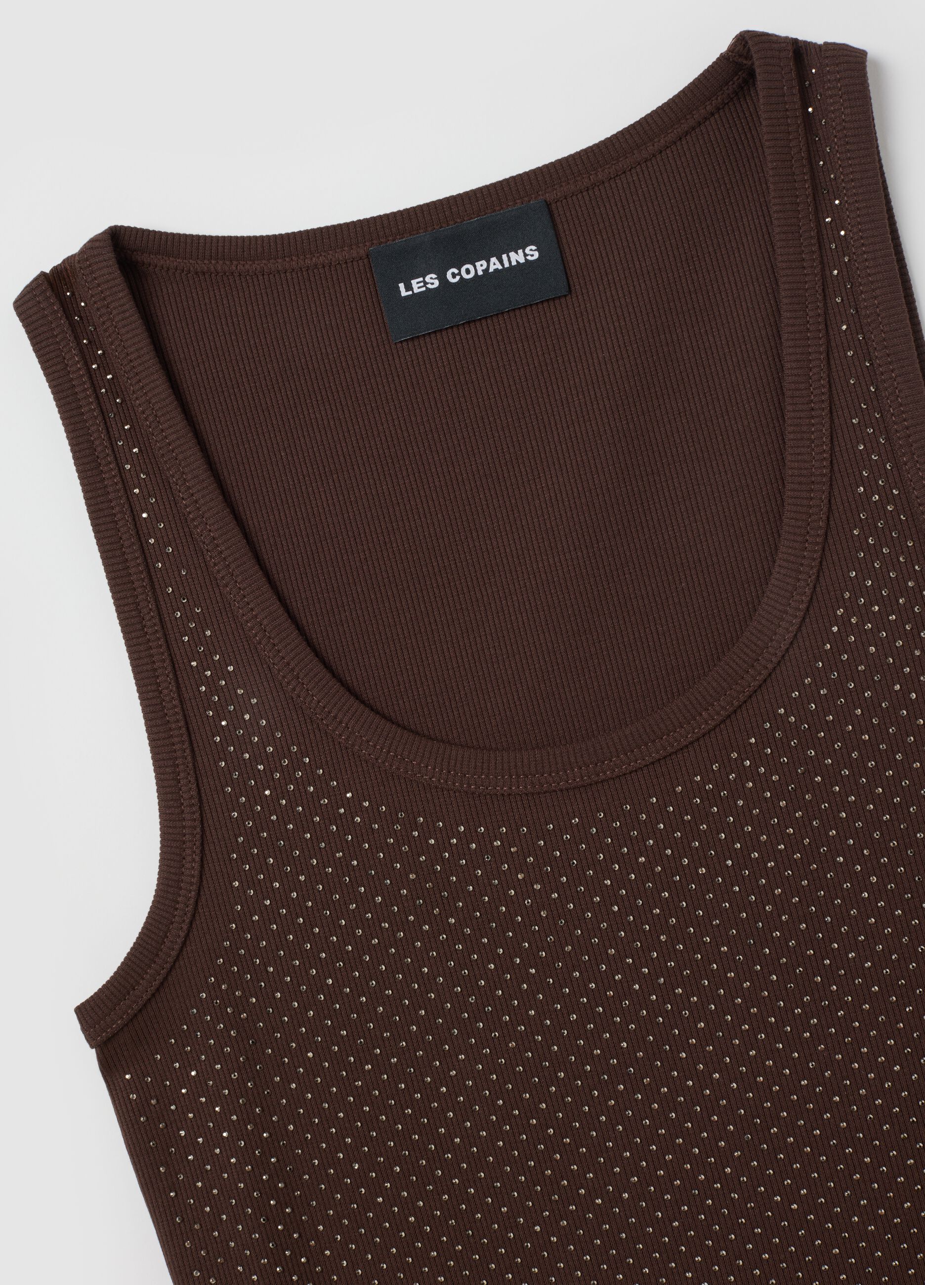 Women's Beige Mix Fitted Vest