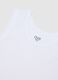 White cotton tank top twin pack for boys_2