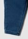 Pantaloni in misto cotone elasticizzato blu da neonato regular fit_3