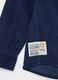 Camicia da bambino in puro cotone blu regular fit_3