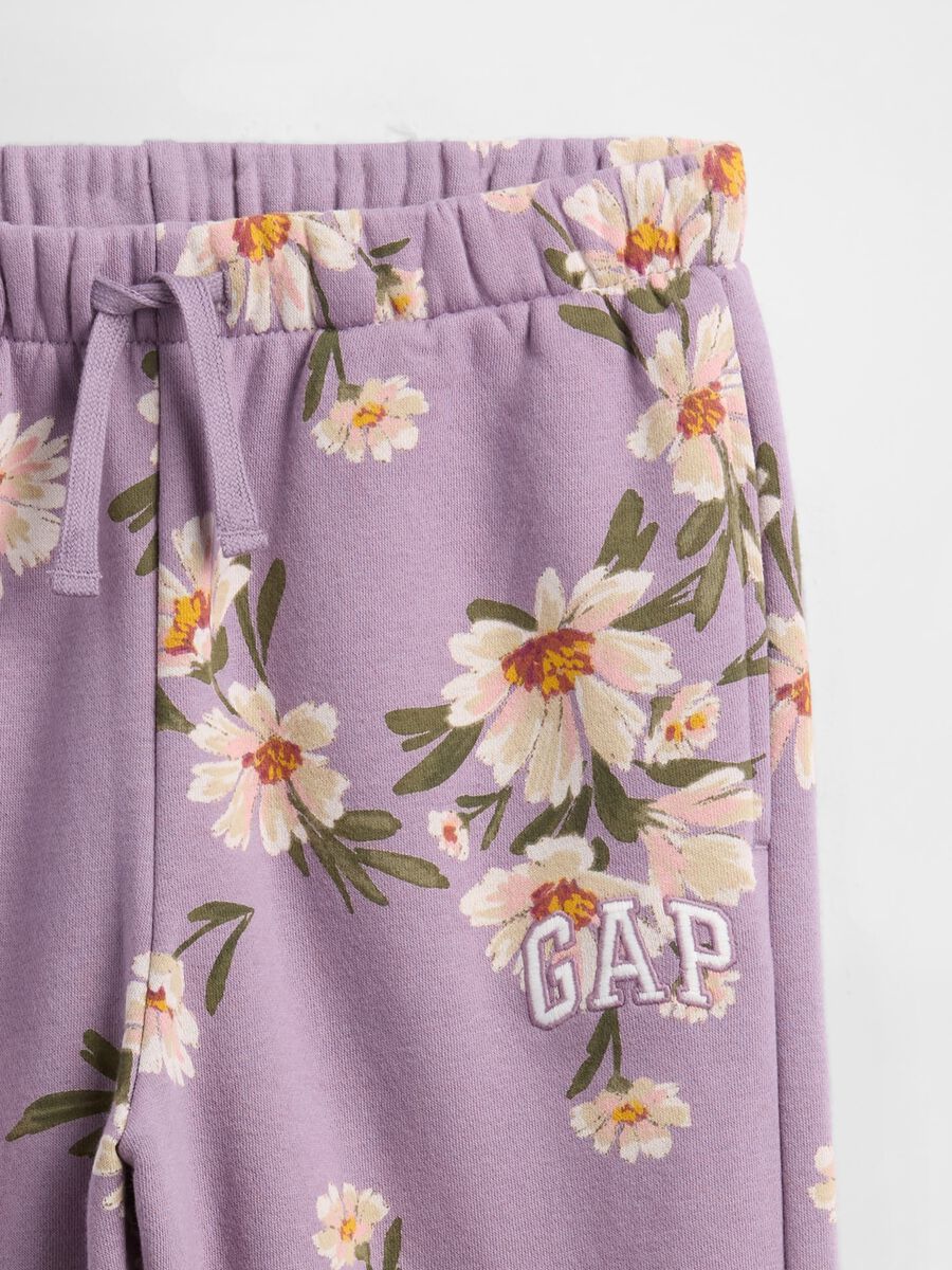Purple Cotton-Blend Trousers_2