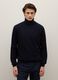 Blue turtleneck sweater in pure lambswool regular fit_1