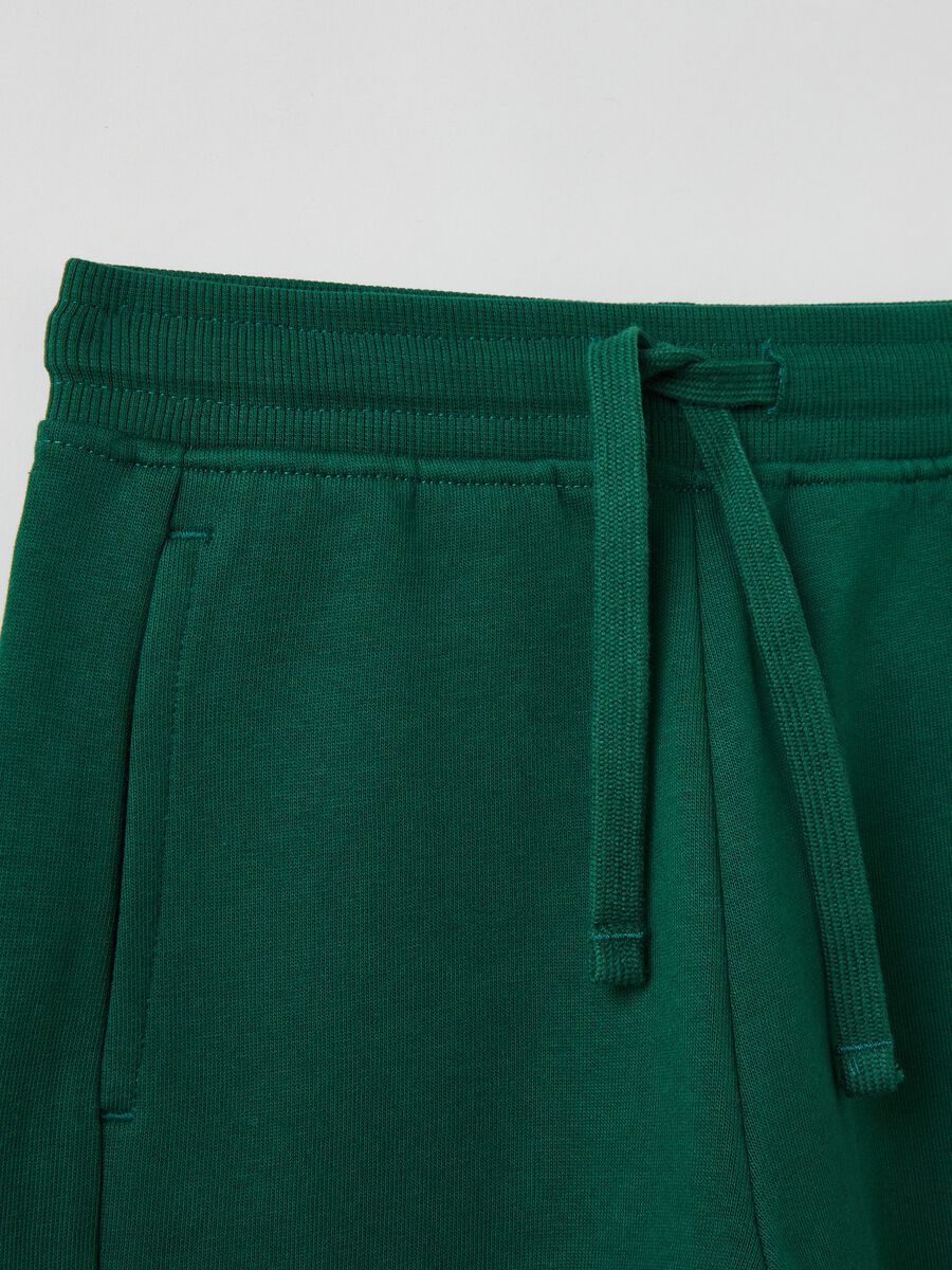 Joggers in felpa con coulisse_2