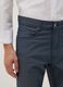 Slim fit blue stretch cotton blend chino trousers_3