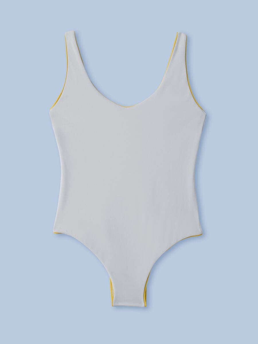 ALTAVIA SAILING grey one-piece swimsuit in stretch fabric_4