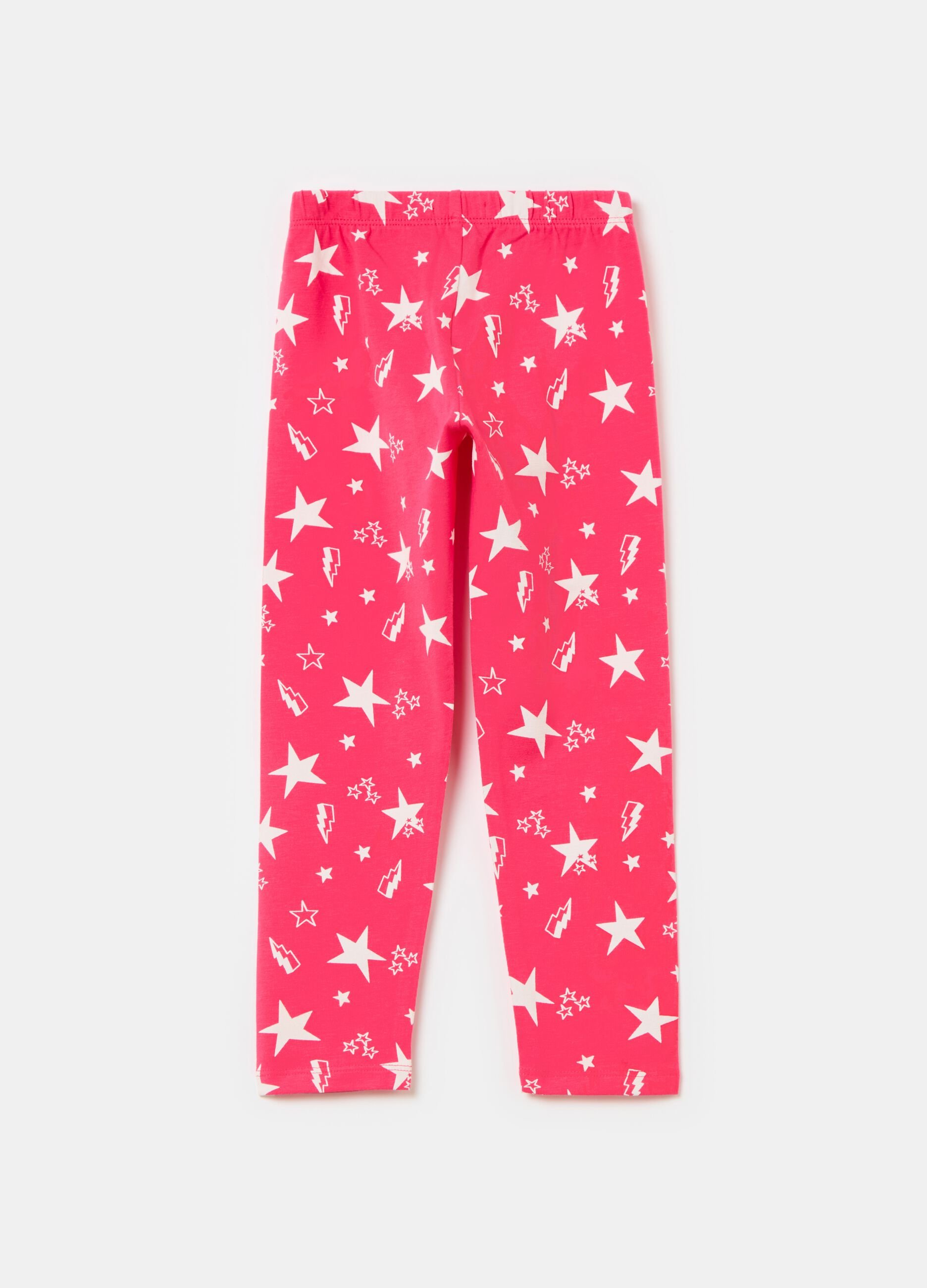 Printed stretch leggings