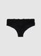 Black briefs in pure cotton and lace_4