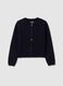 Girls' Blue Regular Fit Cardigan_0