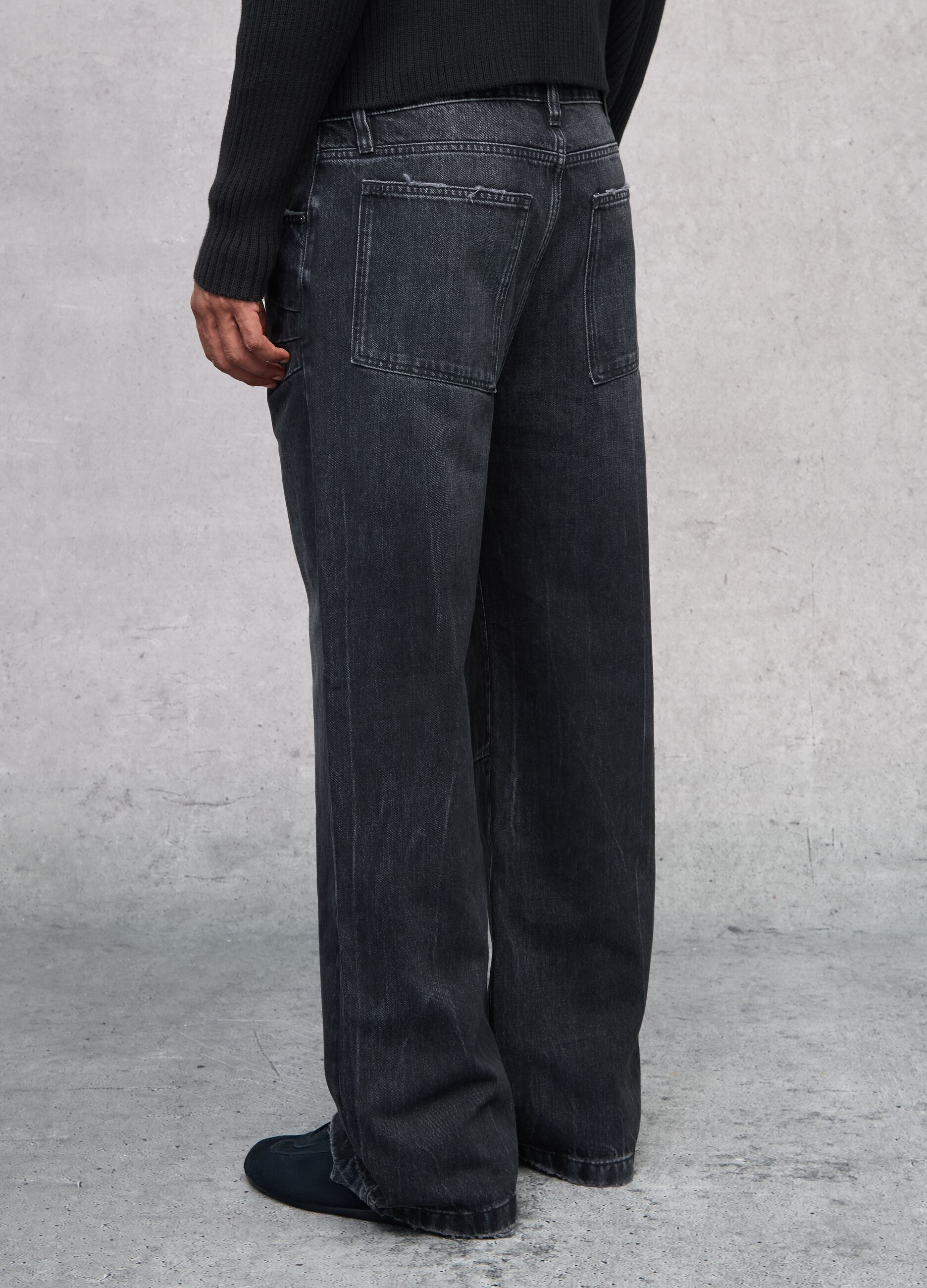 Bootcut Denim Washed Black