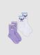 2-pack of multicolour midi socks in organic stretch cotton with Lilo & Stitch print_0