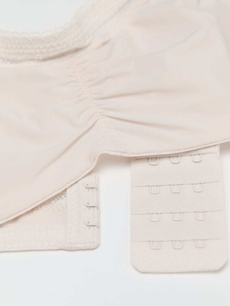 Microfibre bandeau bra with gathering_5