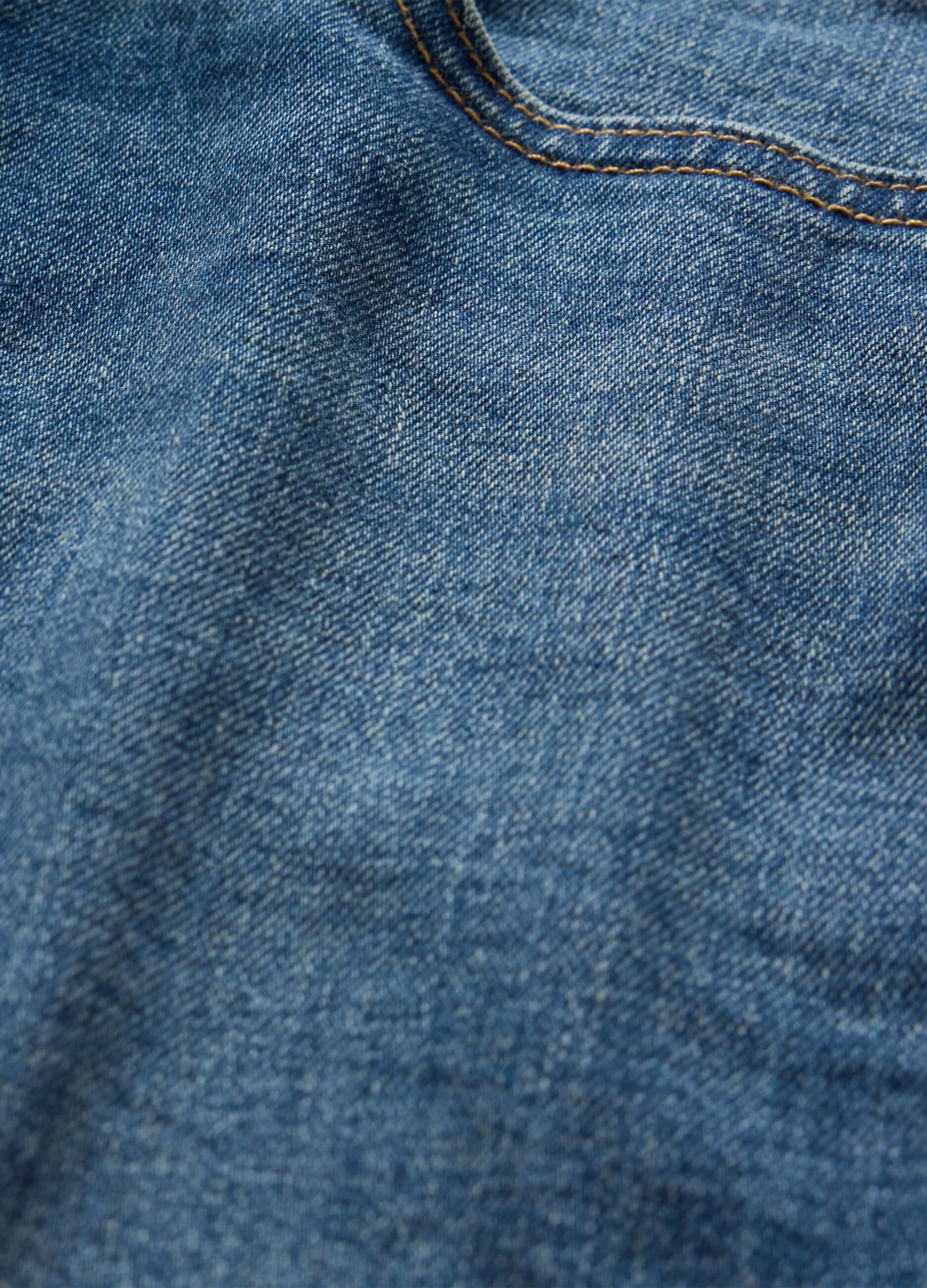 Wide-leg cotton blend jeans Gap