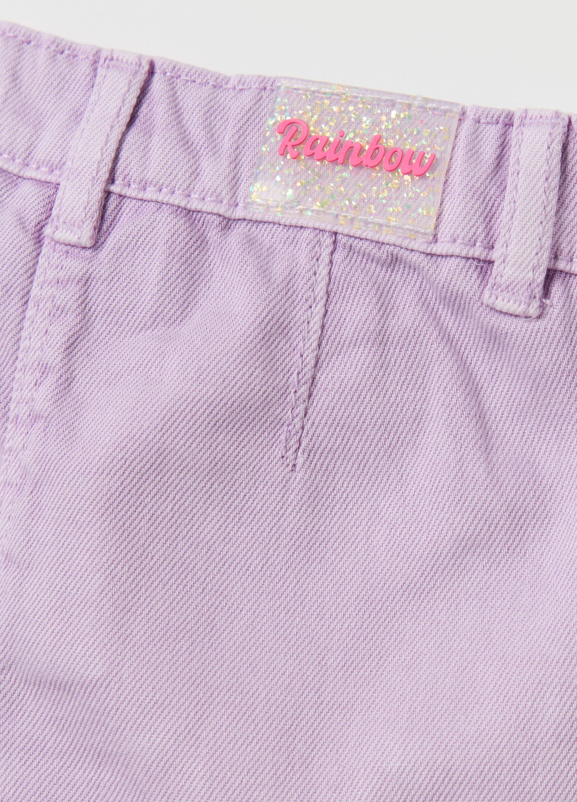 Wide-leg jeans with pockets