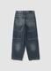 Blue pure cotton skater-fit jeans_1