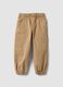 Blue stretch cotton denim trousers_0