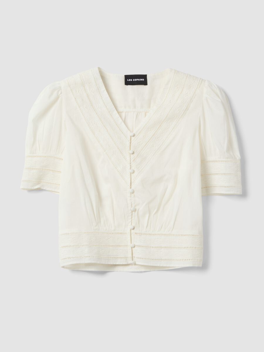 White pure cotton shirt_4