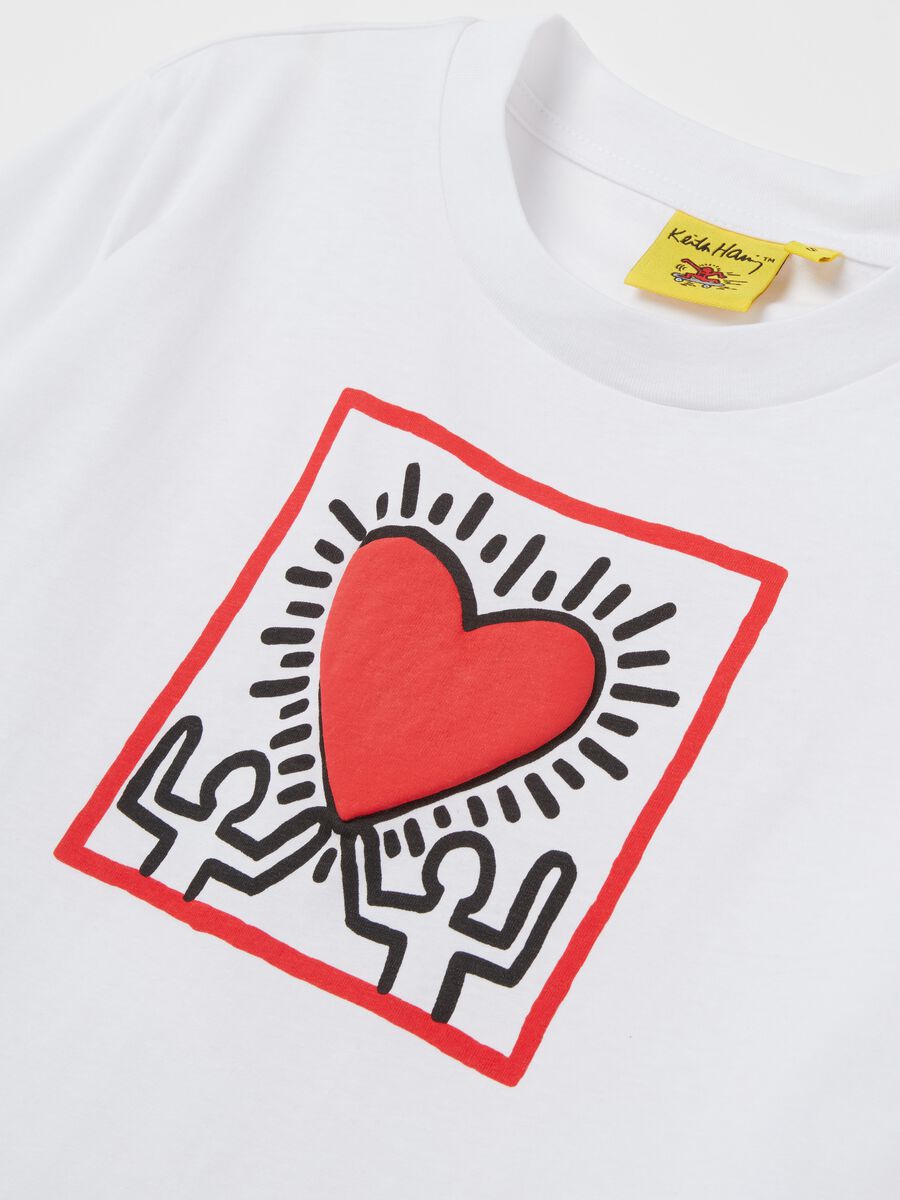 T-shirt with Keith Haring "The Heart” print_5