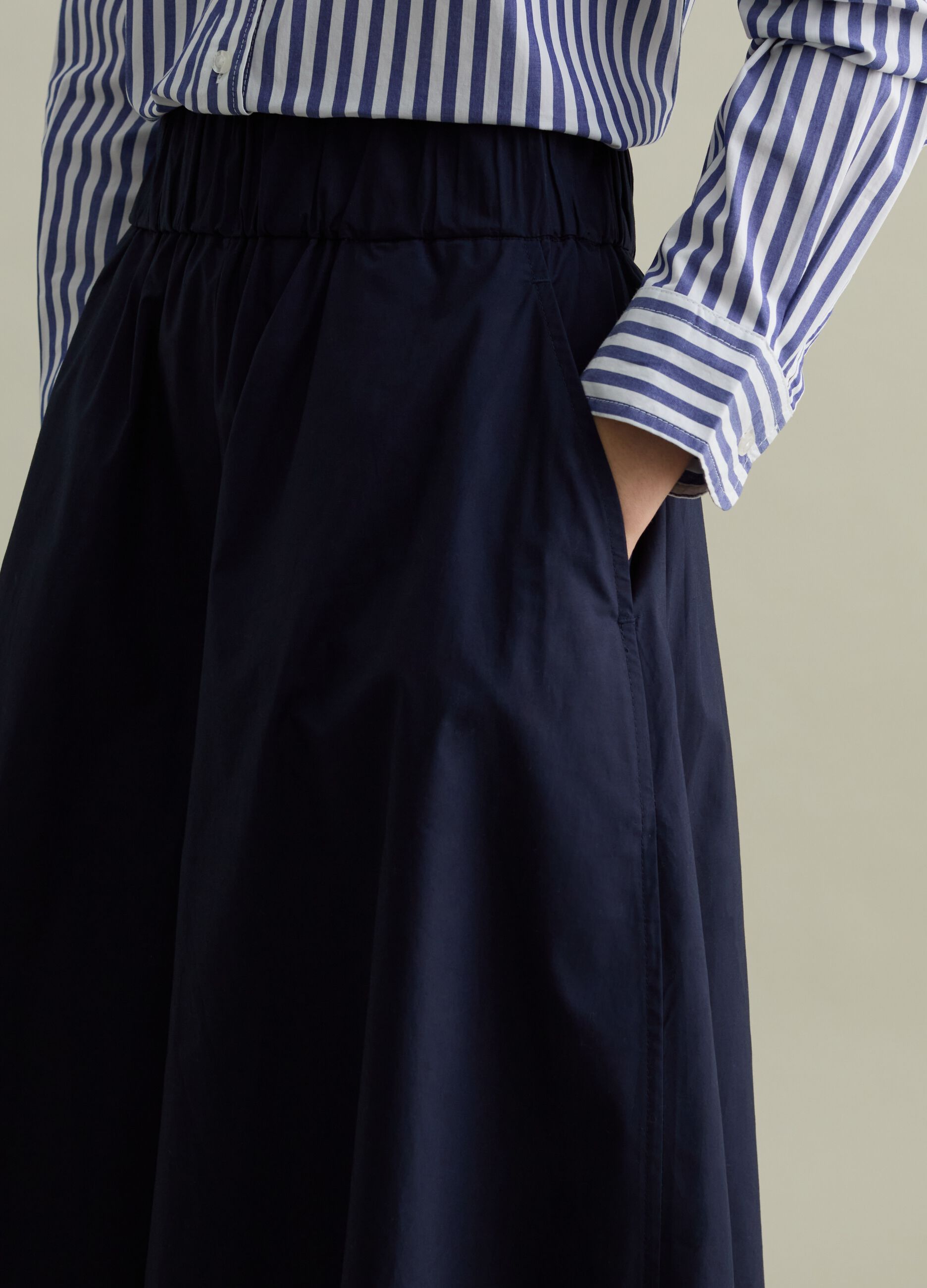 Gonna pantalone in cotone