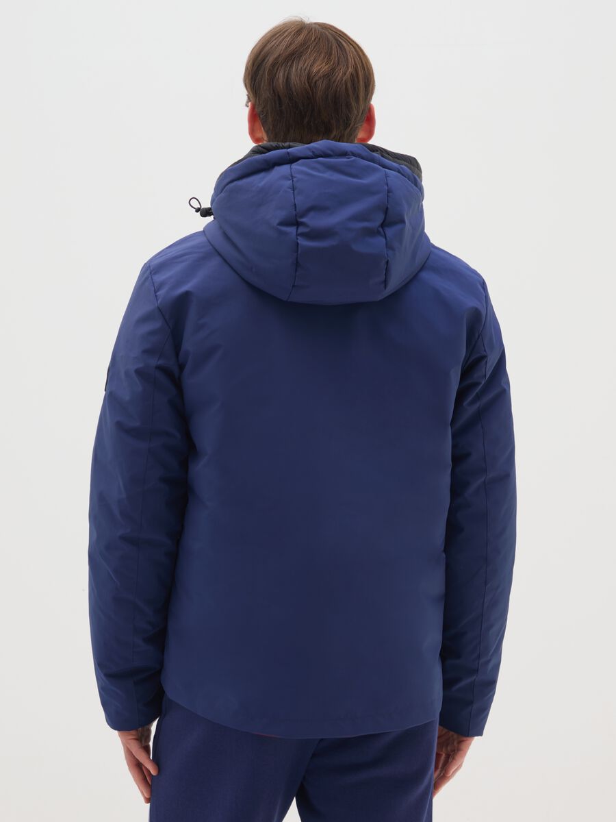 Heavy Blue Hooded Jacket_2