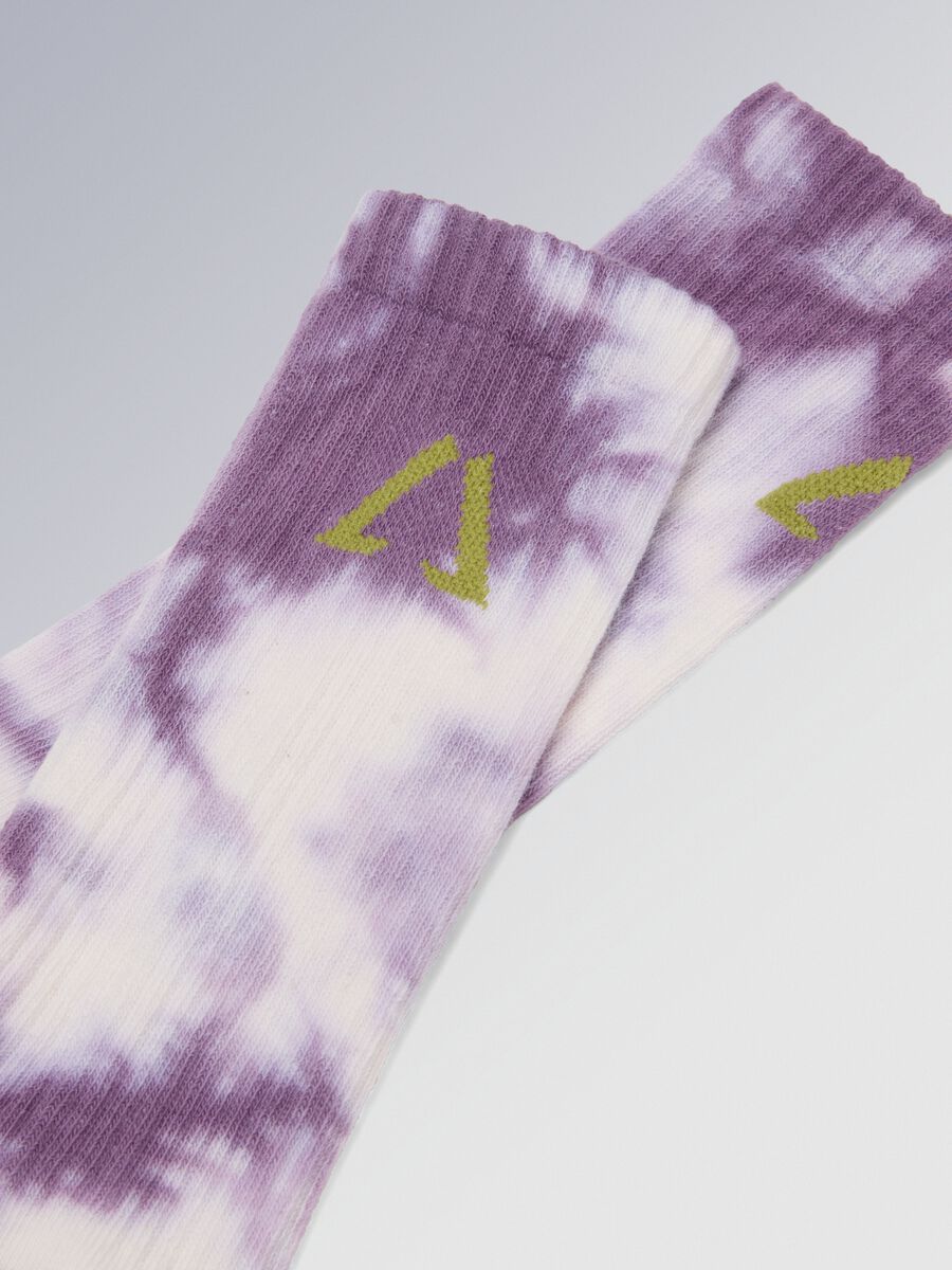 ALTAVIA WITH DEBORAH COMPAGNONI Tie-Dye Effect Tennis Socks_1