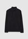 Black fleece sweatshirt with half zip_4
