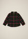 Multicolour cotton checked shirt_0