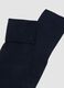 Two-pack of blue midi socks in pure cotton_1